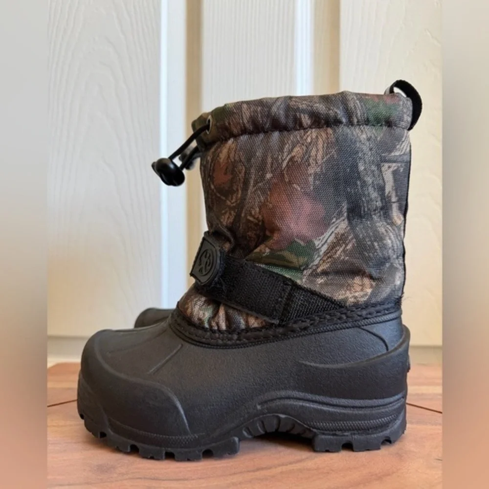Northside Kids Camouflage Insulated Winter Snow Boots